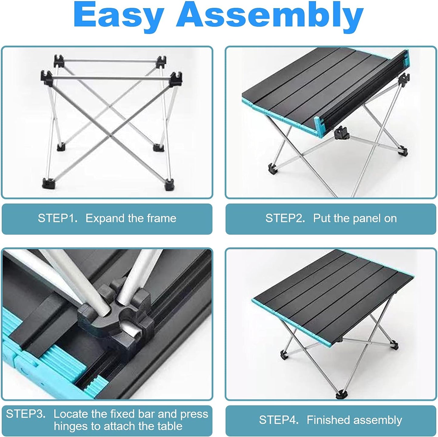  - Portable Camping Table.Outdoor Folding Table.Ultralight Aluminum Camping Table.Beach Table.Suitable for Camping, Picnic, Barbecue, Beach, Fishing, Hiking, Holiday Party, (Small) - Tatooine Nomad