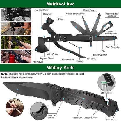 142 - Piece Survival and First Aid Kit with Molle Pouch - Tatooine Nomad