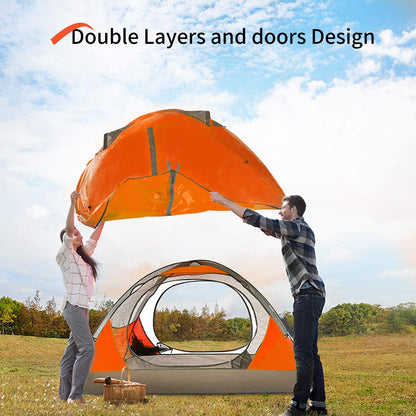 lightweight waterproof camping tent for 2/4 persons easy setup - Tatooine Nomad