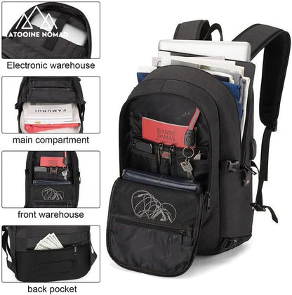 Water - Resistant Anti - Theft Laptop Backpack with USB Port - Tatooine Nomad