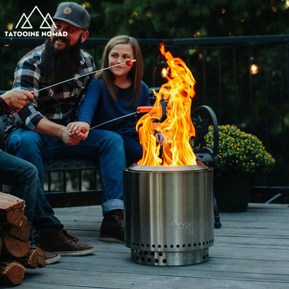 Ranger Stand - Portable 304 Stainless Steel Fire Pit Base - Tatooine Nomad