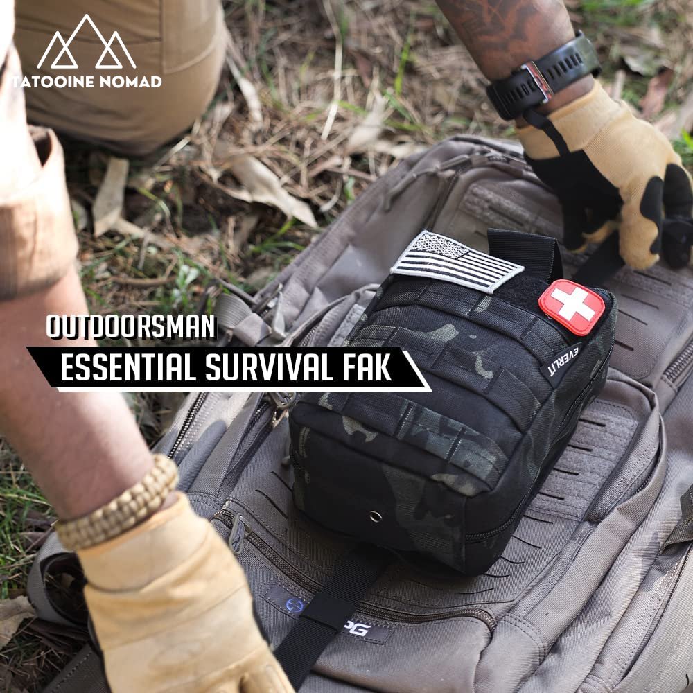 250 - Piece Survival First Aid Kit with Molle Pouch for Outdoors - Tatooine Nomad