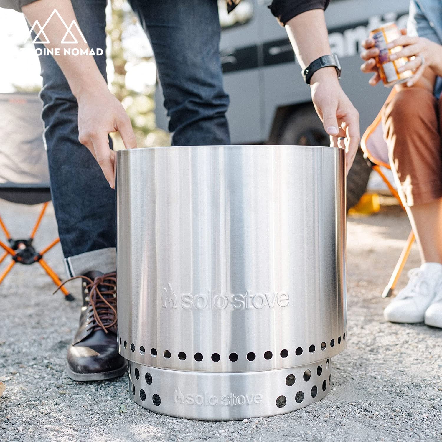 Ranger Stand - Portable 304 Stainless Steel Fire Pit Base - Tatooine Nomad